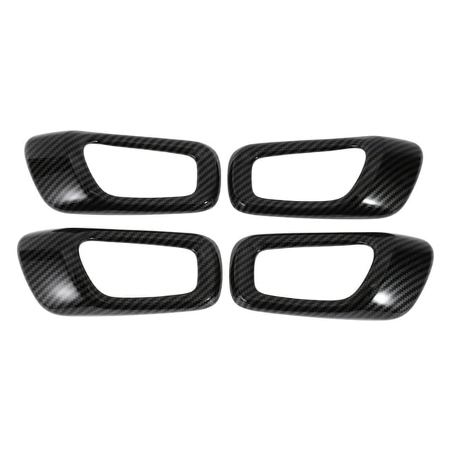 Cubierta del Tazón del Mango de la Puerta Interior Unique Bargains para Honda Civic 11ª 2022-2024 Negro ABS 4 Pcs