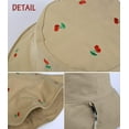 thumbnail image 3 of YooGuoGuo Cute Cherry Embroidered Bucket Hat Reversible Double-Side-Wear Hat Summer Packable Beach Sun Fisherman Hat, 3 of 7