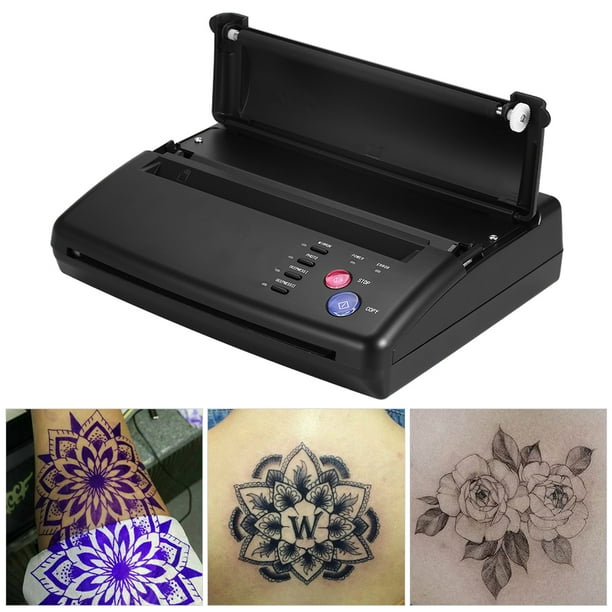 HURRISE Machine thermique d'imprimante de papier de stencil de copieur de  transfert de tatouage professionnel A4, machine de transfert de tatouage,  imprimante de transfert de tatouage 