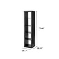 Better Homes & Gardens 5Cube Storage Organizer, Black