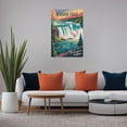 thumbnail image 5 of Inspirational Vintage Travel Wall Art Niagara Falls Retro Tourism Poster Motivational Decor for Home Office Study Classroom Print Poster, 5 of 8