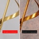 thumbnail image 5 of Lámpara de araña Moderna cabecera nórdica LED Iluminación interior colgante () Oro blanco, 5 of 7