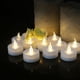 thumbnail image 4 of ckepdyeh 12 velas blancas cálidas sin llama a batería con luces LED intermitentes y brillantes para deseos, 4 of 8