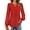Red, variant on Eyelet Blouses for Women Dressy Casual Long Sleeve Shirts Crew Neck Fall Trendy Tops
