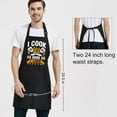 thumbnail image 6 of Cooking Gifts for Men, Funny Aprons for Women with Pockets for Kitchen Baking Grill BBQ, Grilling Gifts for Men Chef Dad Mom Husband Wife Father’s Day Birthday, 6 of 6