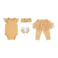 thumbnail image 2 of Chick Pea Baby Girl & Toddler Girl 4 PC Tutu Legging Set, Sizes 2T-4T, 2 of 3