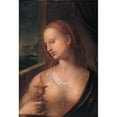 thumbnail image 3 of Domenico Puligo 11x14 Black Modern Framed Museum Art Print Titled - Magdalene with the Jar of Ointment (1525), 3 of 5
