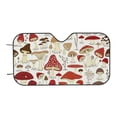thumbnail image 7 of Balery Cartoon Mushrooms Print Car Windshield Sun Shade,Windshield Sunshade for Car Pickup Truck SUV Accessories-Small, 7 of 7