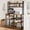 Rustic Brown, variant on Bakers Rack with Power Outlet, Coffee Bar with Wire Drawer, Microwave Stand, Kitchen Baker Table with Large Storage, 6-Tier Kitchen Storage Rack with Hutch for Dining Living Room