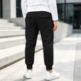 thumbnail image 6 of XuJwPNcy Boys Sweatpants Athletic Workout Pull on Joggers Pants Comfy Kids Clothes(Black,7-8 Years), 6 of 7