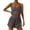 Grey, variant on Hot Sale!! Womens Running Onesie Workout Rompers Athletic Romper One Piece Outfits Exercise Jumpsuits Gym Yoga Clothes Summer Slim Fit Sleeveless Spaghetti Strap Hollow Out Backless Jumpsuits