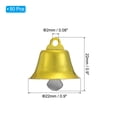 thumbnail image 2 of Unique Bargains Mini Jingle Bells 0.9' Metal Hanging Bells Yellow 50Pack, 2 of 5