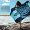 thumbnail image 6 of Siaomo Beach Towel Pool Towel, Microfiber,Quick Dry, for Wimming,Sports,Gym -73" x 32" Sea Turtle, 6 of 8