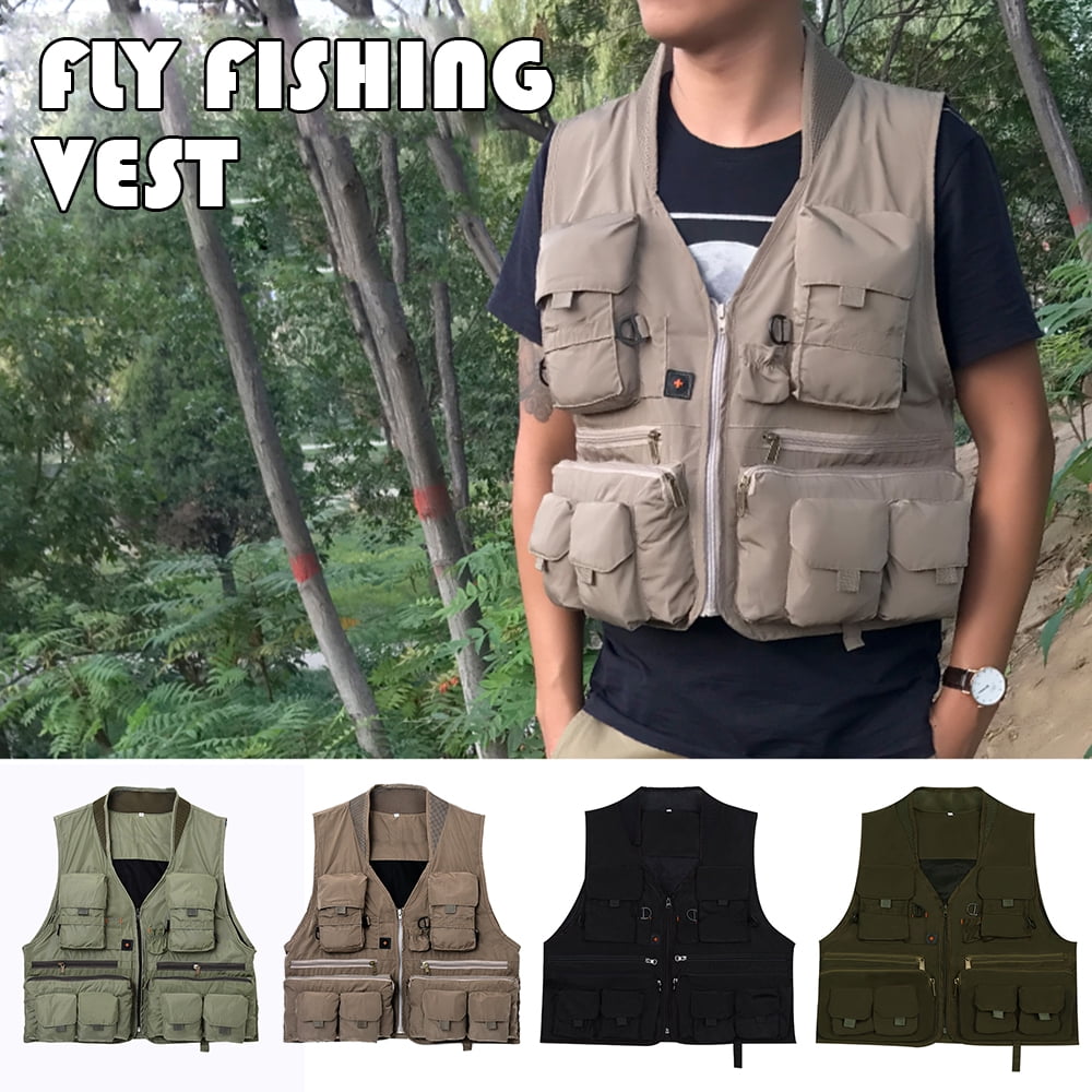 Details about   Quick Dry Fly Fishing Vest Breathable Fishing Jacket with Mesh Lining for H4B6 