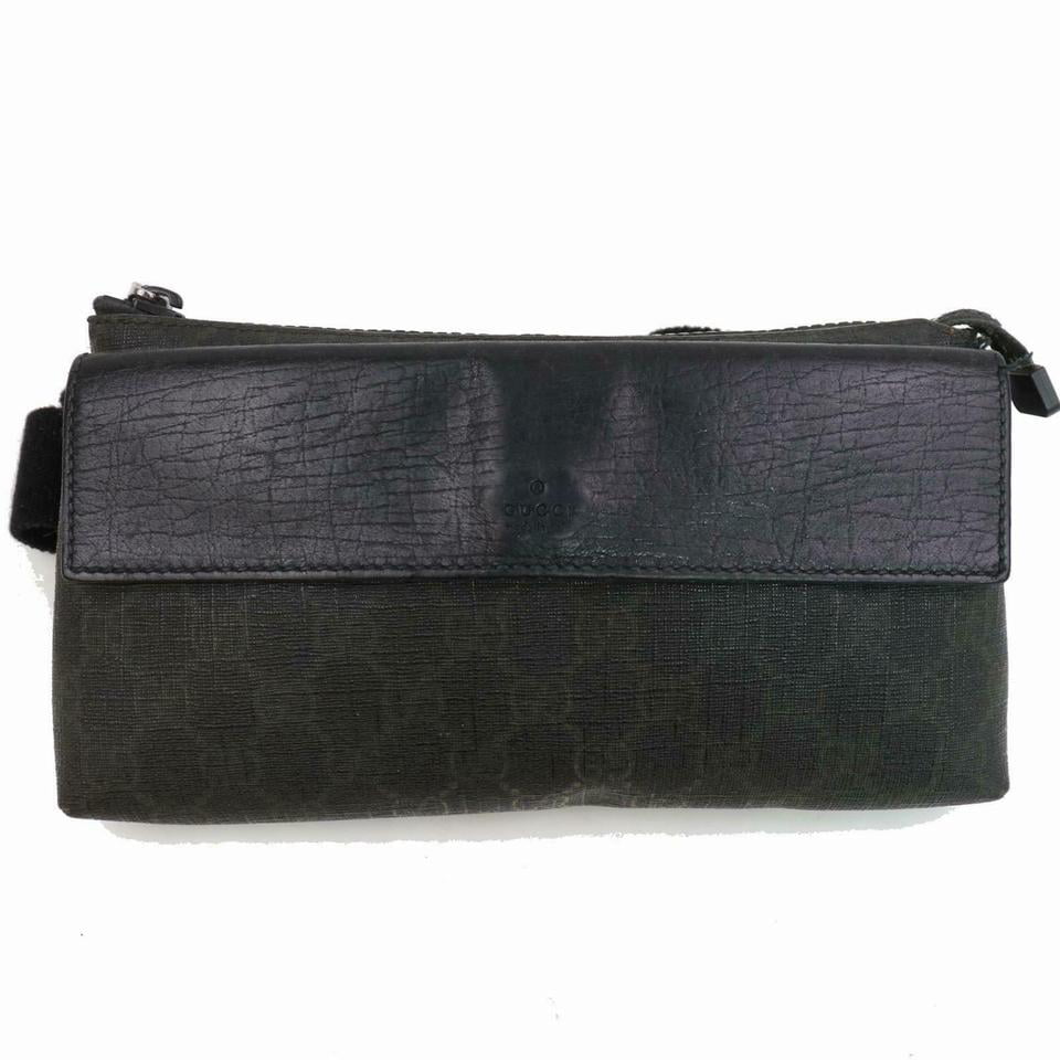 Gucci - Belt Fanny Pack Waist Pack Bum Pouch 870812 Black Gg Supreme Canvas Cross Body Bag ...