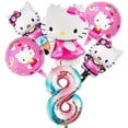 thumbnail image 1 of Juego de Globos de helio de Hello Kitty de dibujos animados para niños, decoración de fiesta de cumpleaños, Globos de aire, número de 32 pulgadas, Baby Shower, Niña, 1 of 4