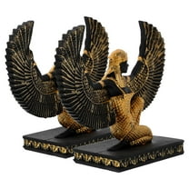 Hemoton 2 Pcs Egyptian Statue Ornaments Ancient Sculpture Decoration Office