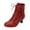 Red, variant on XDDST Shoes for Women Sandals Dressy 2025 Womens New Shoes Women's Fashionable Boots Women's Classic Low Heel Ankle Boots