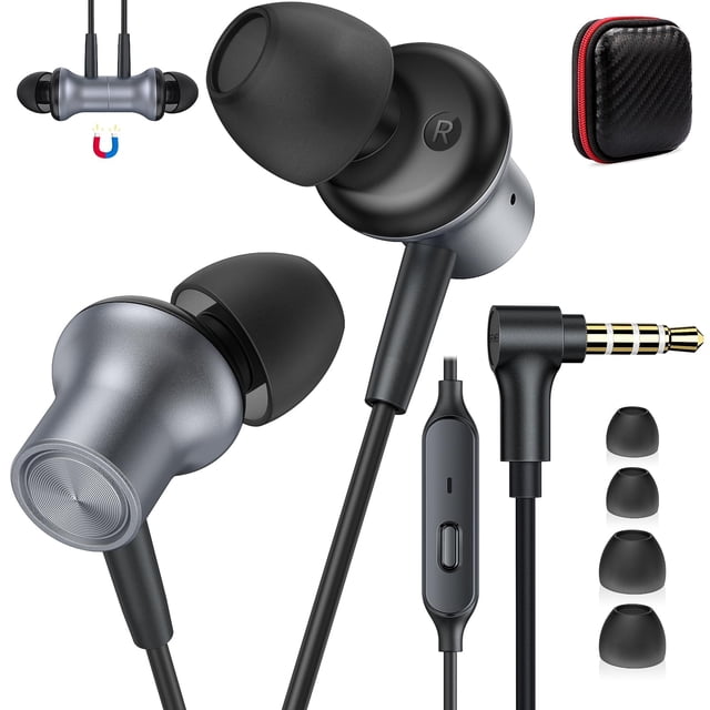 Auriculares con cancelación de ruido con cable ASKUBSKU para computadora portátil Chromebook