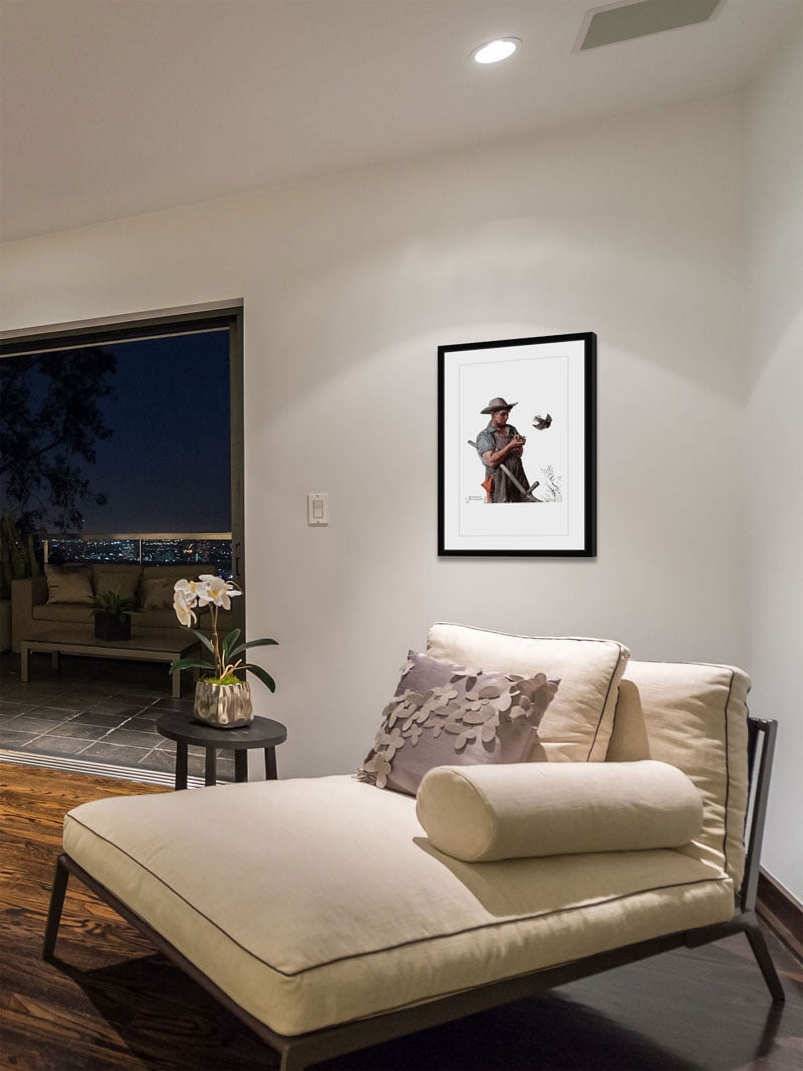 Marmont Hill Inc Norman Rockwell 'Farmer and the Bird' Marmont Hill Framed Art Print - Multi-color