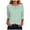 Z-Army Green, variant on zaveiop Womens 3/4 Length Sleeve Tunic Tops Casual V Neck Shirts Basic Tees Business Work Blouses Summer Fall 2025 Clothes (Z2-Dark Green, L)