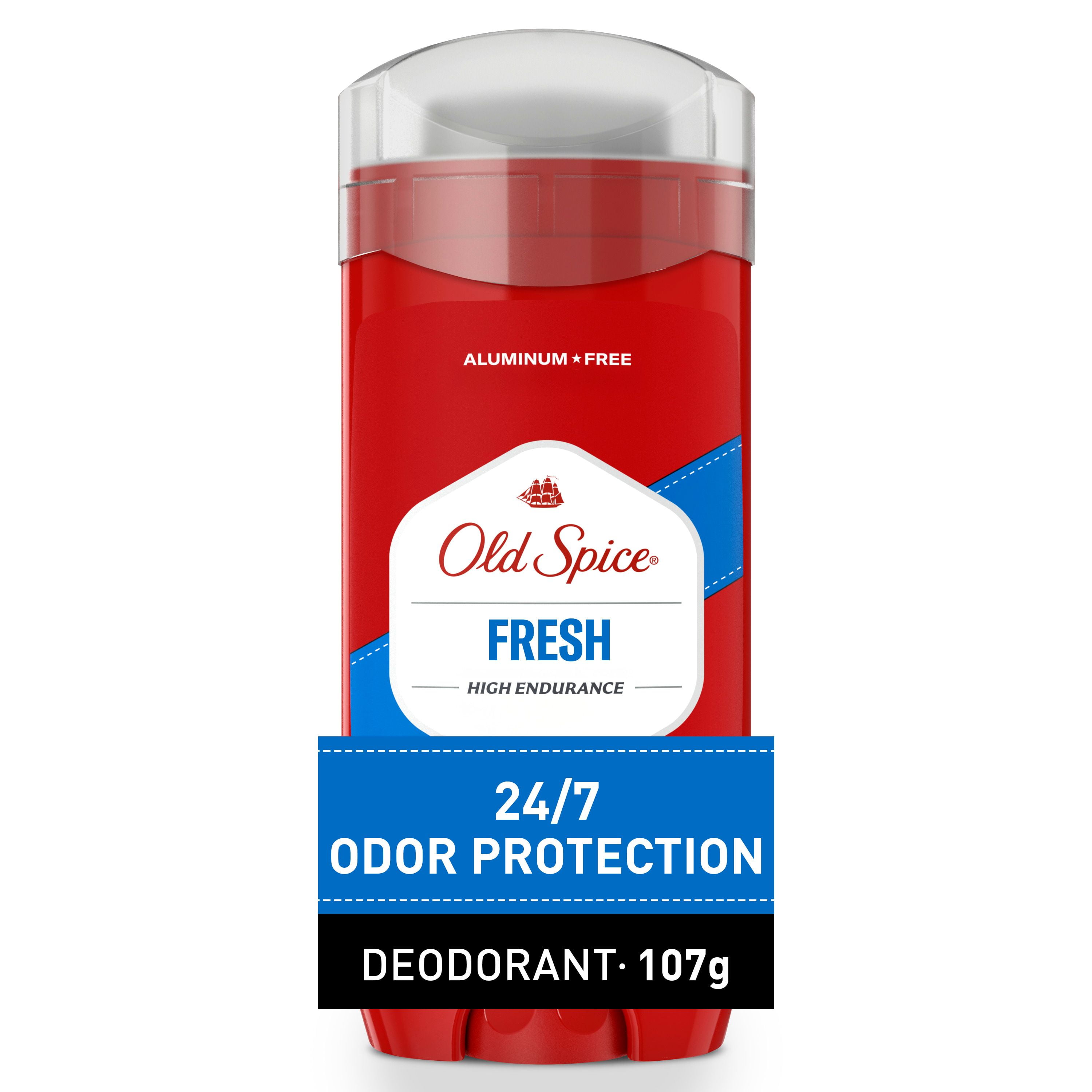 Désodorisant High Endurance Old Spice pour hommes, sans aluminium, protection 48 heures, parfum Fraîcheur