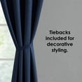 thumbnail image 5 of French Connection Ebony Room Darkening Grommet Window Curtain 2-Panel Sets, 5 of 7
