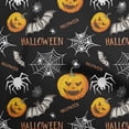 thumbnail image 1 of oneOone Cotton Poplin Black Fabric Halloween Dress Material Fabric Print Fabric By The Yard 56 Inch Wide, 1 of 4