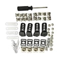 thumbnail image 2 of Adaptador de correa de la barbilla de reemplazo de reemplazo de reemplazo de la barbilla de reemplazo de casco de hockey de 53pcs, kit de hardware del, 2 of 8