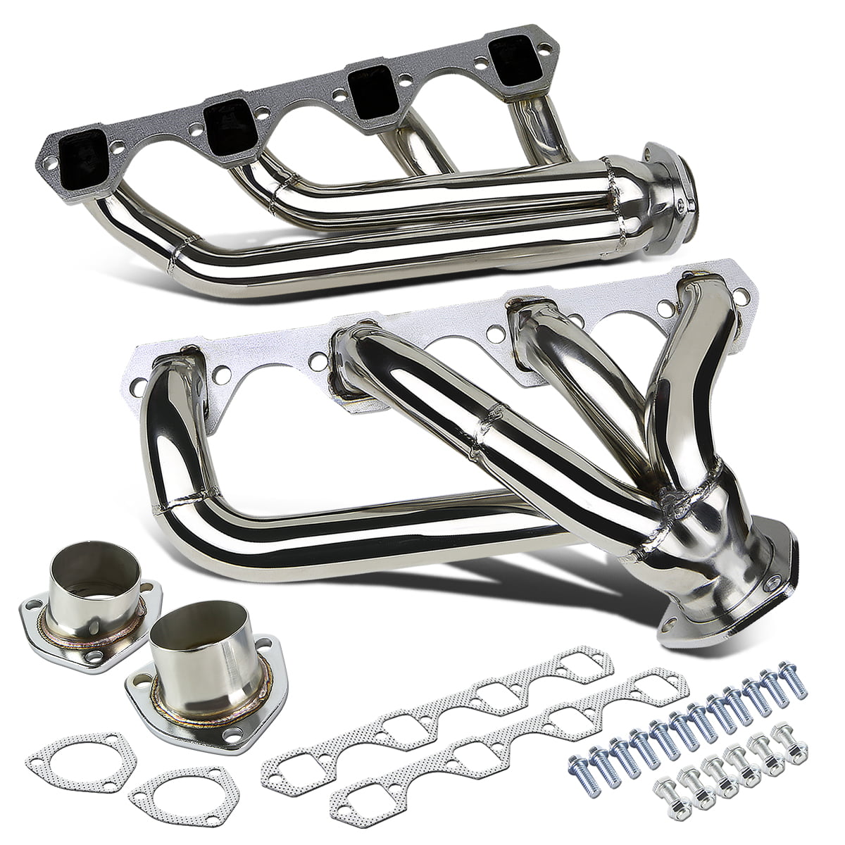 DNA Motoring HDS-CSS0660L+Y Stainless Steel Exhaust Header Manifold 