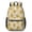 Sunflower and Hydrangea Cream Pattern, variant on Sunflower and Flower Yellow Pattern 17" Waterproof Oxford School Backpacks for Teens, S-Shape Padded Straps, for School, Travel, Hiking, Camping