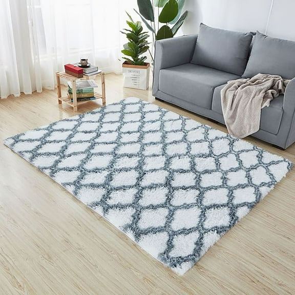 ATIXEL Soft Rugs Anti-Skid Shaggy Area Rug Dining Room Home Bedroom Carpet Floor