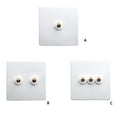thumbnail image 2 of Interruptor de palanca Methold Enchufe de pared Blanco antiguo, 2 of 6