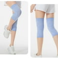 thumbnail image 4 of MOMOJIA Athletic Knee Brace Elastic Knee Sleeve for Running Basketball Breathable Knit Knees Support for Sport Injury Prevention, 4 of 11
