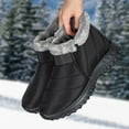 thumbnail image 4 of BOCCA Men's Casual Snow Boots Waterproof Insulated, Warm Winter Hiking Ankle Boots with Faux Fur & Rugged Traction Sole for Outdoor Activities, 4 of 8
