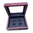 thumbnail image 3 of Vitrina para anillos de , organizador de anillos para colección, caja de almacenamiento, estuche de almacenamiento, soporte de exhibición de 4 hoyos, 3 of 8