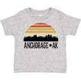 thumbnail image 3 of Inktastic Anchorage Alaska Skyline Boys or Girls Toddler T-Shirt, 3 of 5