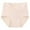 Beige, variant on Diufon Underwear for Women Cotton High Waist Full Coverage Plus Size Briefs Breathable Soft Solid Color Panties
