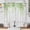 Green White_2, variant on Vintage Woodland Polyester Kitchen Curtains – Nature Seamless Pattern with Amanita Mushroom, Fern & Forest Plants Botanical Design, Witchcraft Style Window Treatment 84x84 Inch