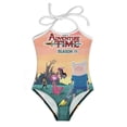 thumbnail image 3 of Adventure Time Jake The Dog Girls One Piece Swimsuits Kids Sport Summer Swimwear Beach Bathing Suit, 3 of 6
