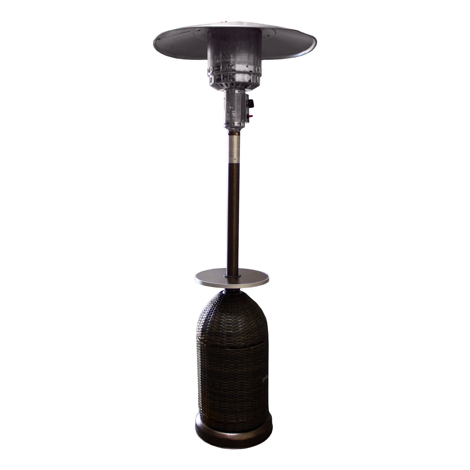 Hiland Patio Heater With Table Round Wicker Tall Propane Outdoor