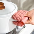 thumbnail image 2 of Mini Oven Gloves,Silicone Oven Mitts Potholder Cooking Pinch Grips for Kitchen Cooking & Baking (4,Blue+Grey), 2 of 5