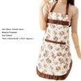 thumbnail image 4 of Zhaomeidaxi Cooking Aprons for Women with Pockets Floral Pattern, Cute Cooking Apron Vintage Kitchen Apron for Birthday Baking Gifts for Women, 4 of 4