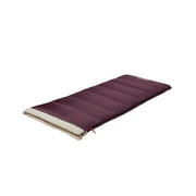 Coleman Autumn Glen 50-Degree Sleeping Bag, Maroon