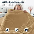 thumbnail image 6 of Martex 2-Piece Twin Reversible Comforter Set | Super Soft Lightweight | Khaki/Chocolate, 6 of 9