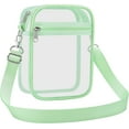 thumbnail image 5 of Lohol Clear Purse Stadium Approved CrossBody Bag for Men and Women Green-Large, 5 of 7