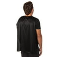 thumbnail image 4 of DC Comics Men's Batman Costume Shirt With Detachable Cape Classic Bat Logo Batman Cosplay Tee, 4 of 7