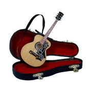 Kurt Adler Elvis Presley Acoustic Guitar with Case Ornament