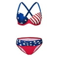 thumbnail image 3 of American Flag Bikini Set Womens Bathing Suits 2 Piece Sexy Swimsuits, 3 of 4