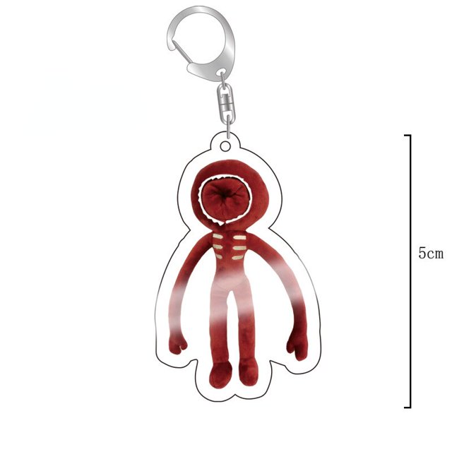 Llavero acrílico bidimensional de puertas Roblox, llavero con figura de puerta en el juego de terror, el mejor regalo de cumpleaños, novedad